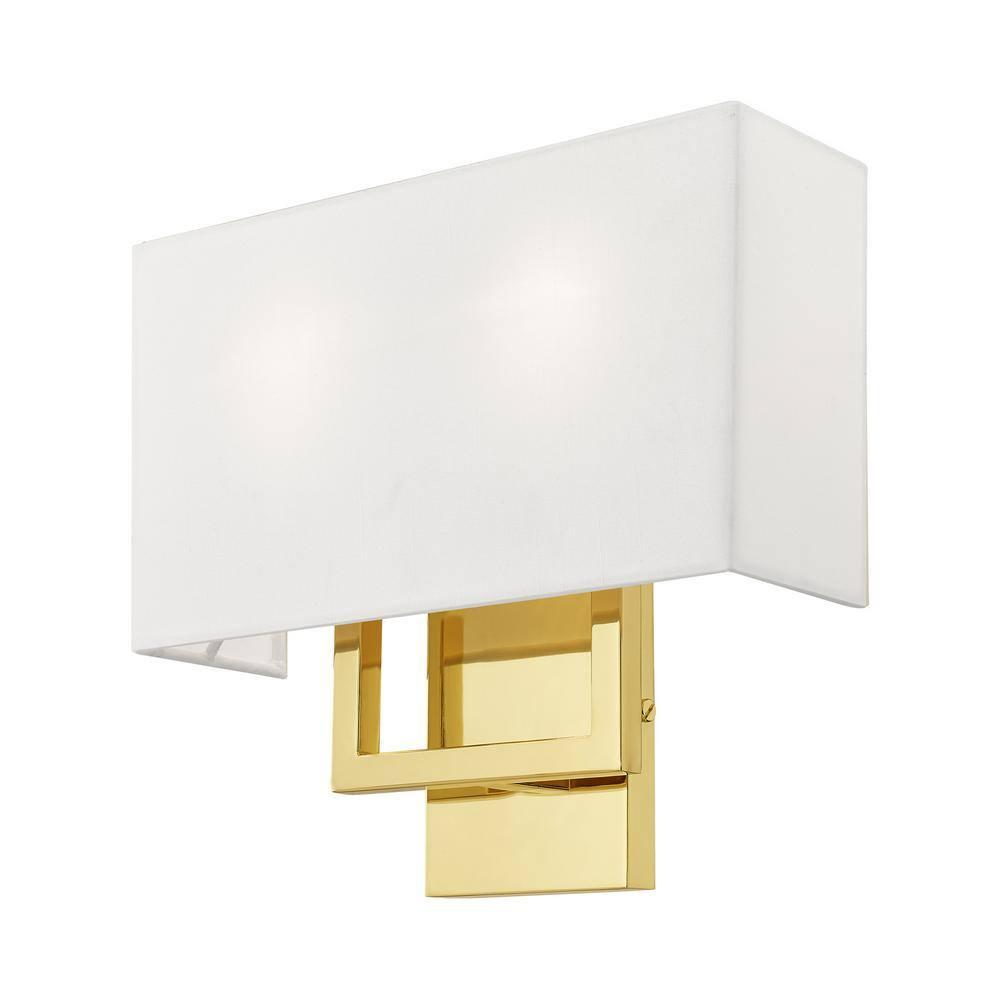 Livex Lighting Pierson 2 - Light Wall Light in  Polished Brass