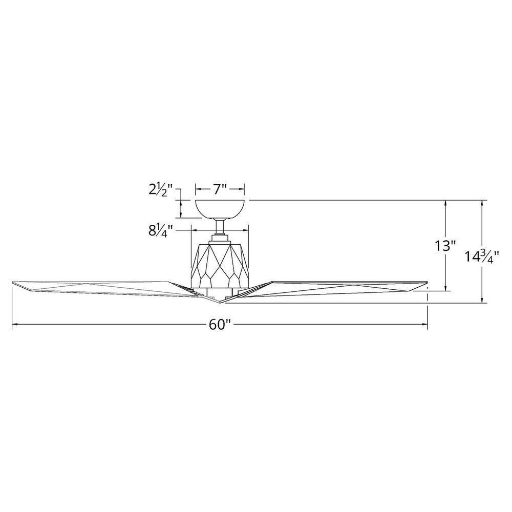 Vortex 60'' 3 Blade Ceiling Fan