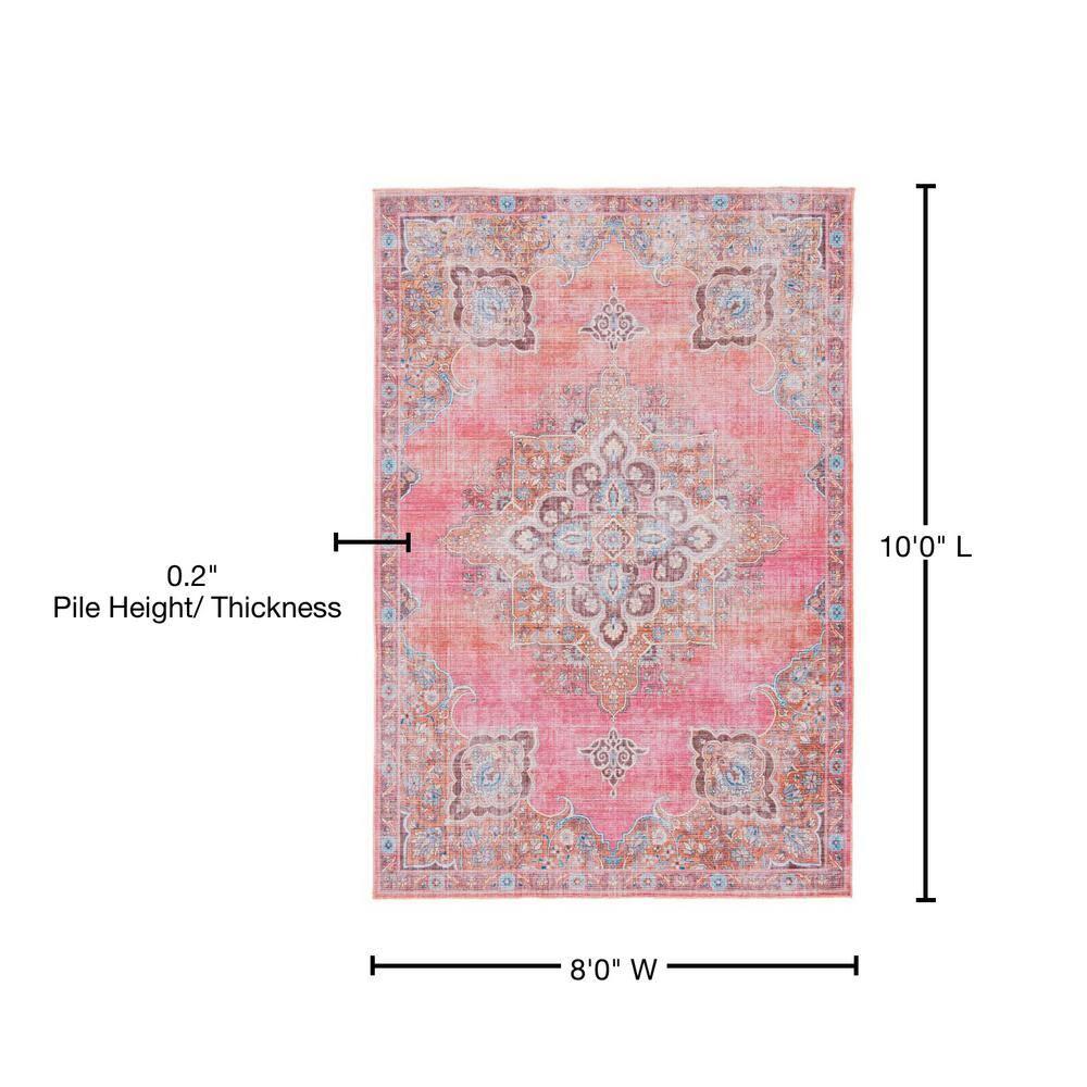 SAFAVIEH Serapi Collection SEP580U Pink / Beige Rug