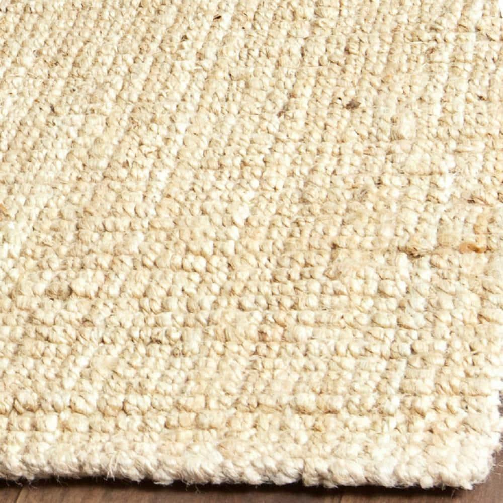 Natural Fiber NF730 Hand Woven Area Rug - Ivory - 9'x9' - Safavieh.