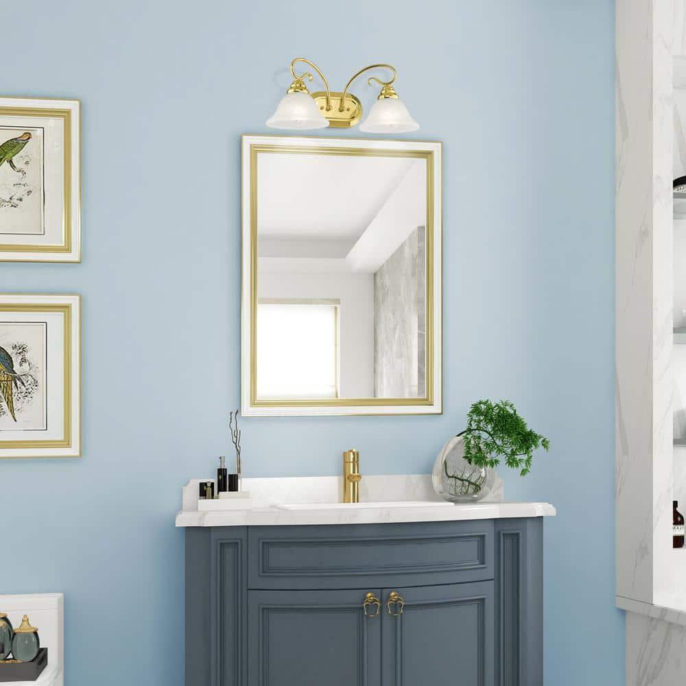 Livex Lighting Coronado 2 - Light Vanity in  Polished Brass