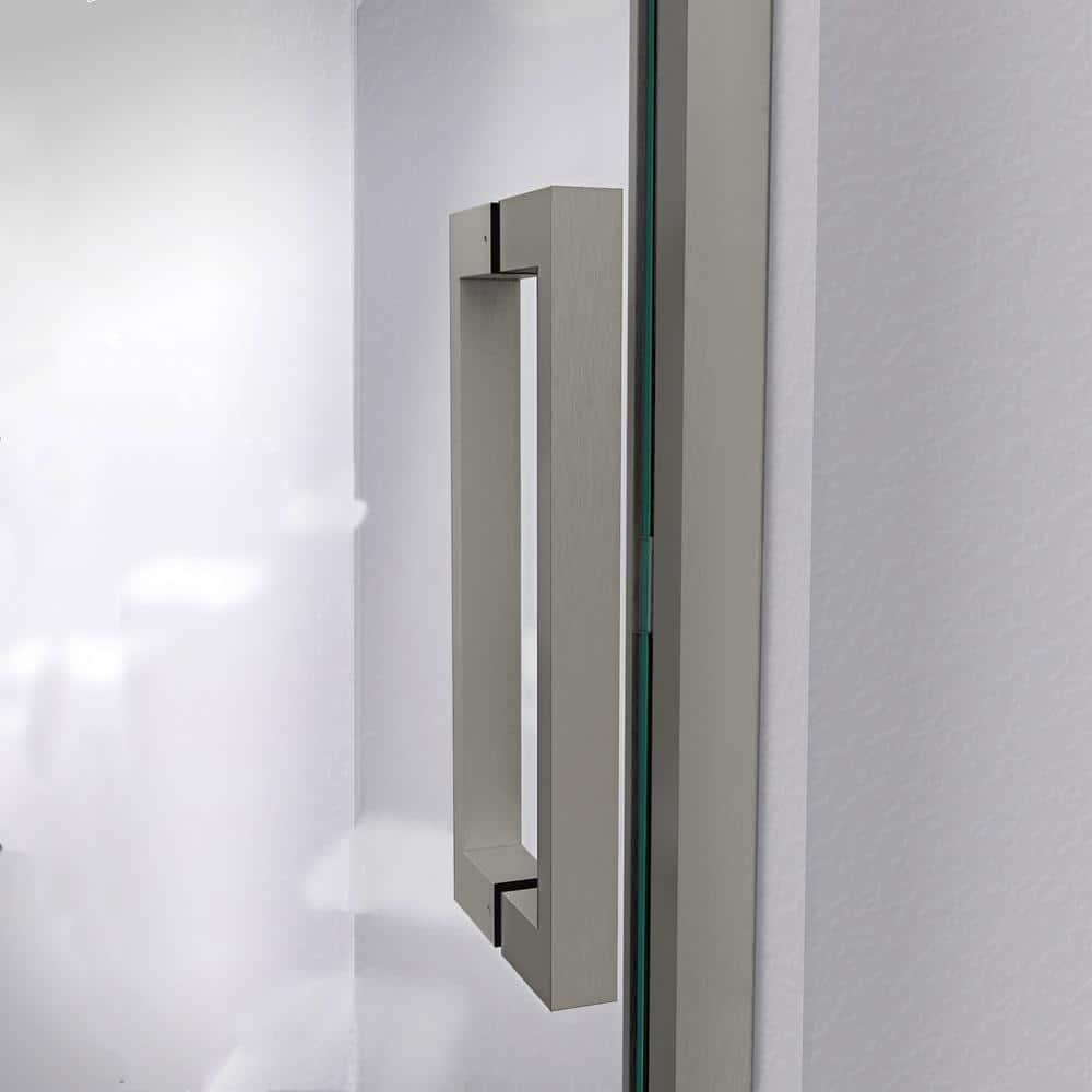Mirage-Z 56'' W x 58" H Single Sliding Frameless Tub Door with ClearMax™ Technology