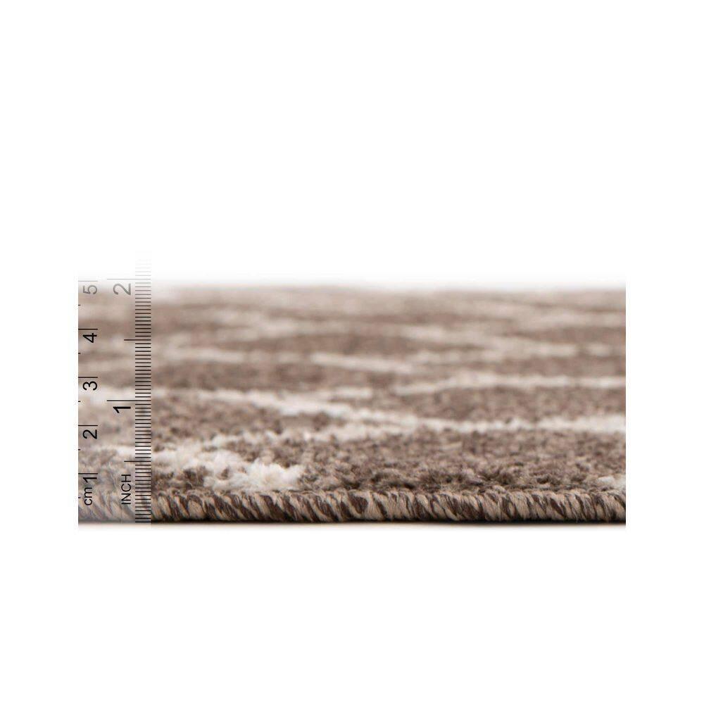 Unique Loom 2' 0 x 6' 1 Trellis Philadelphia Brown Area Rug