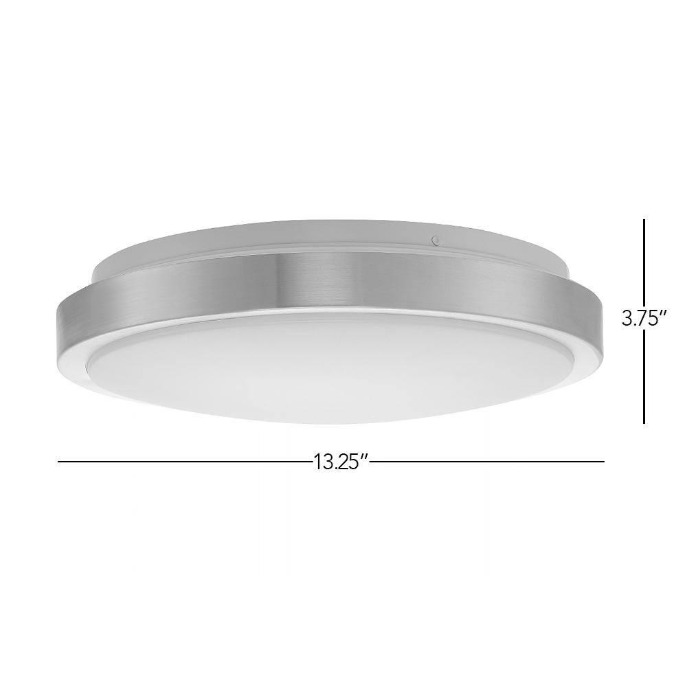 Luvoni by Maxxima 13 in. Smart WiFi LED Round Flush Mount Ceiling Light, Dimmable, CCT 2000K-5000K, 1500 Lumens