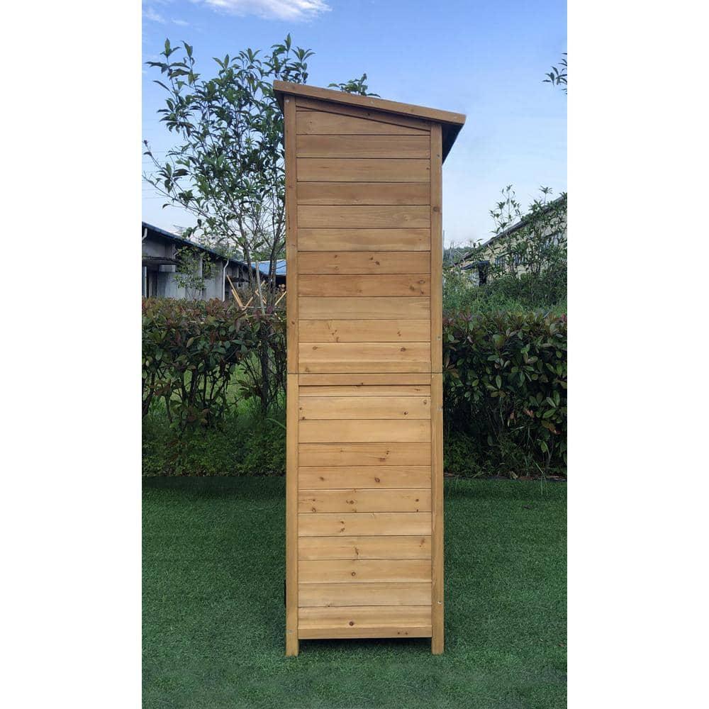 Hanover 5 ft. W x 1 ft. 5 in. D Solid Wood Storage Shed