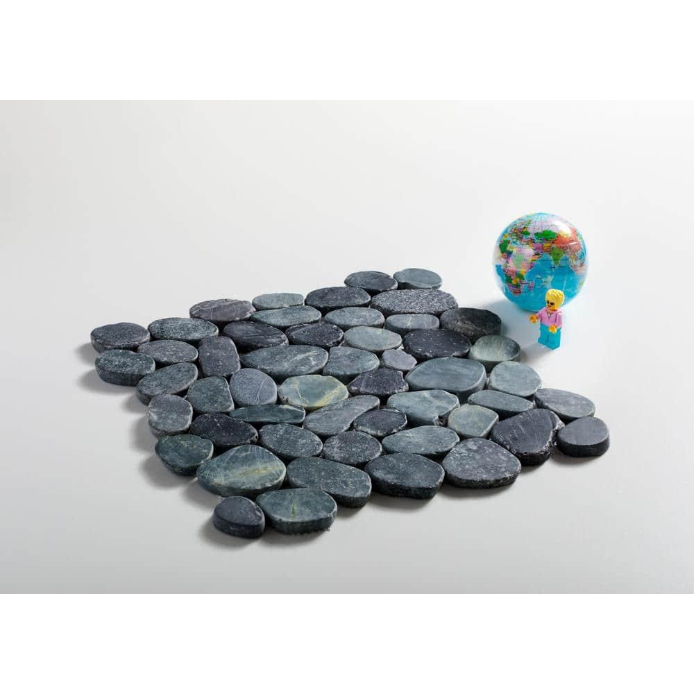 Sliced Pebble Mosaic Wall & Floor Tile