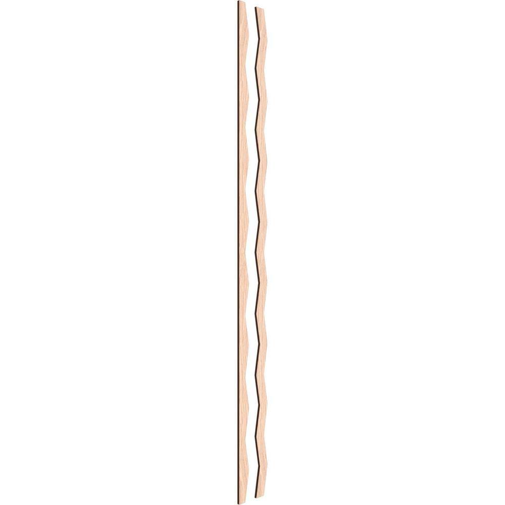 Ekena Millwork Eastport Adjustable Wood Decorative Slat Wall Panel Kit