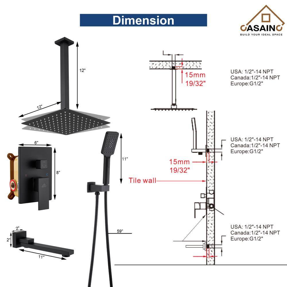 All-In-One Kit with Rough in-Valve