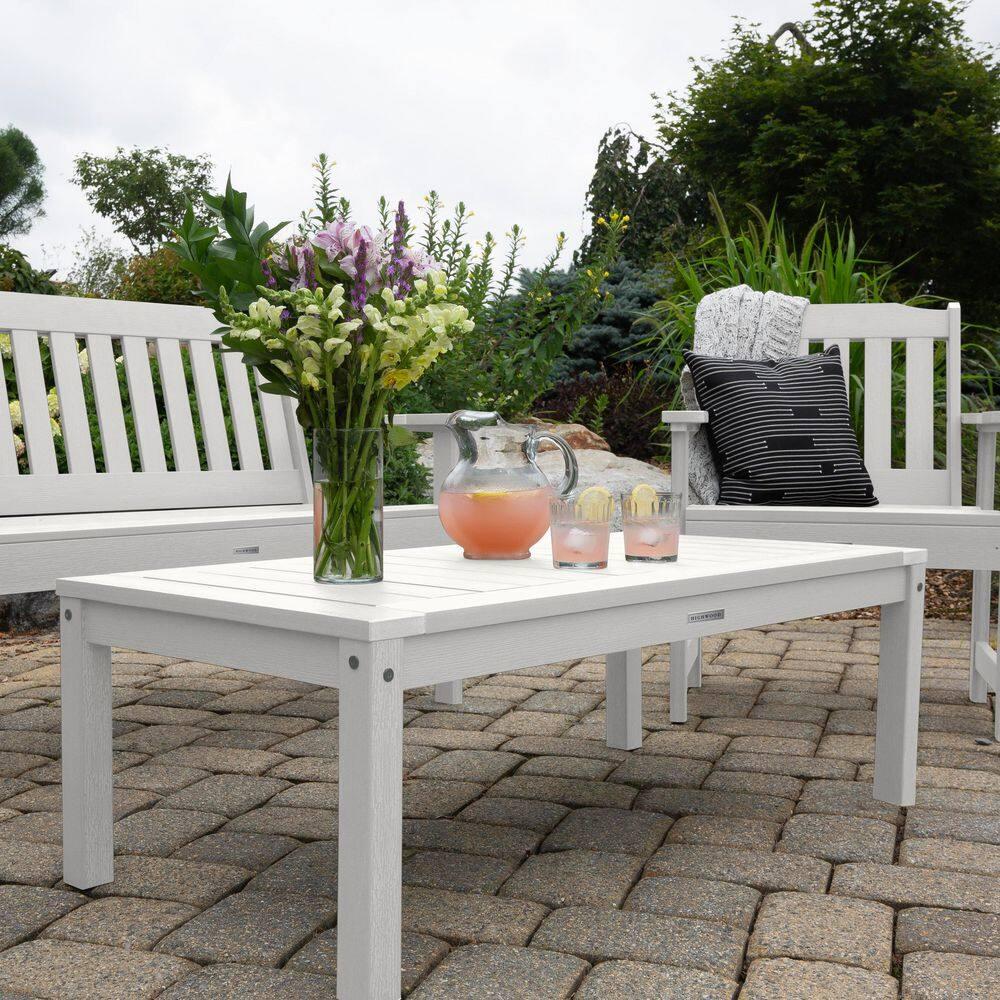 Highwood Adirondack Coffee/Conversation Table - 24" W x 48" L x 16" H, Outdoor, Eco-friendly, Synthetic Wood
