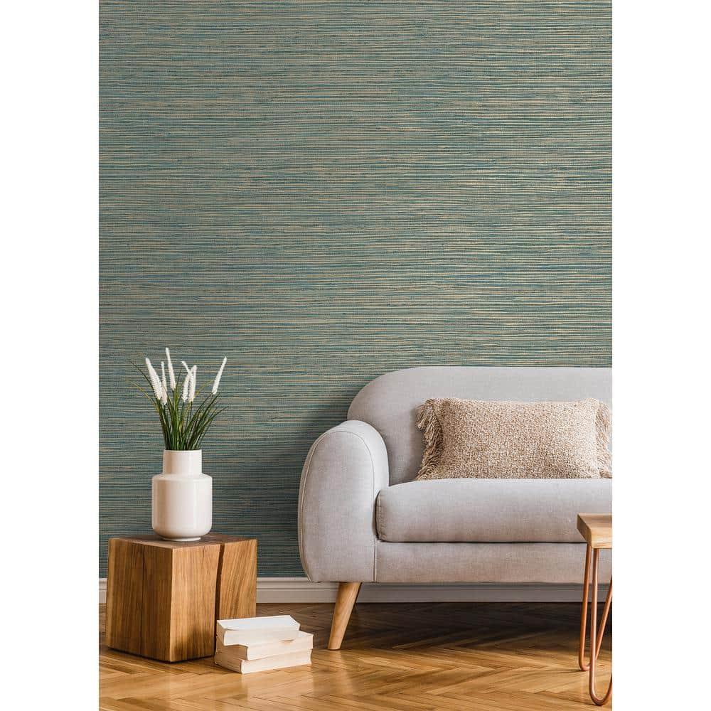 Dimensional Grasscloth Peel and Stick Wallpaper