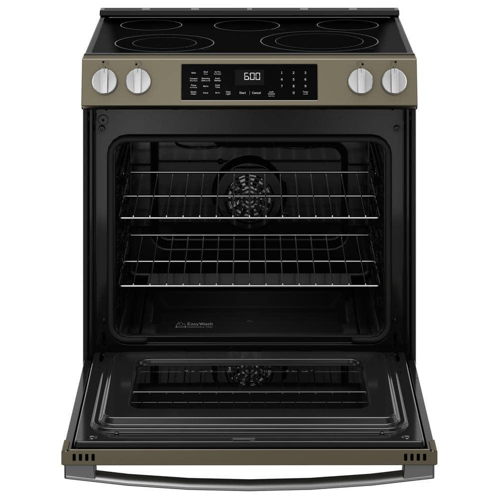 GE 30" Slide-In Electric Convection Range