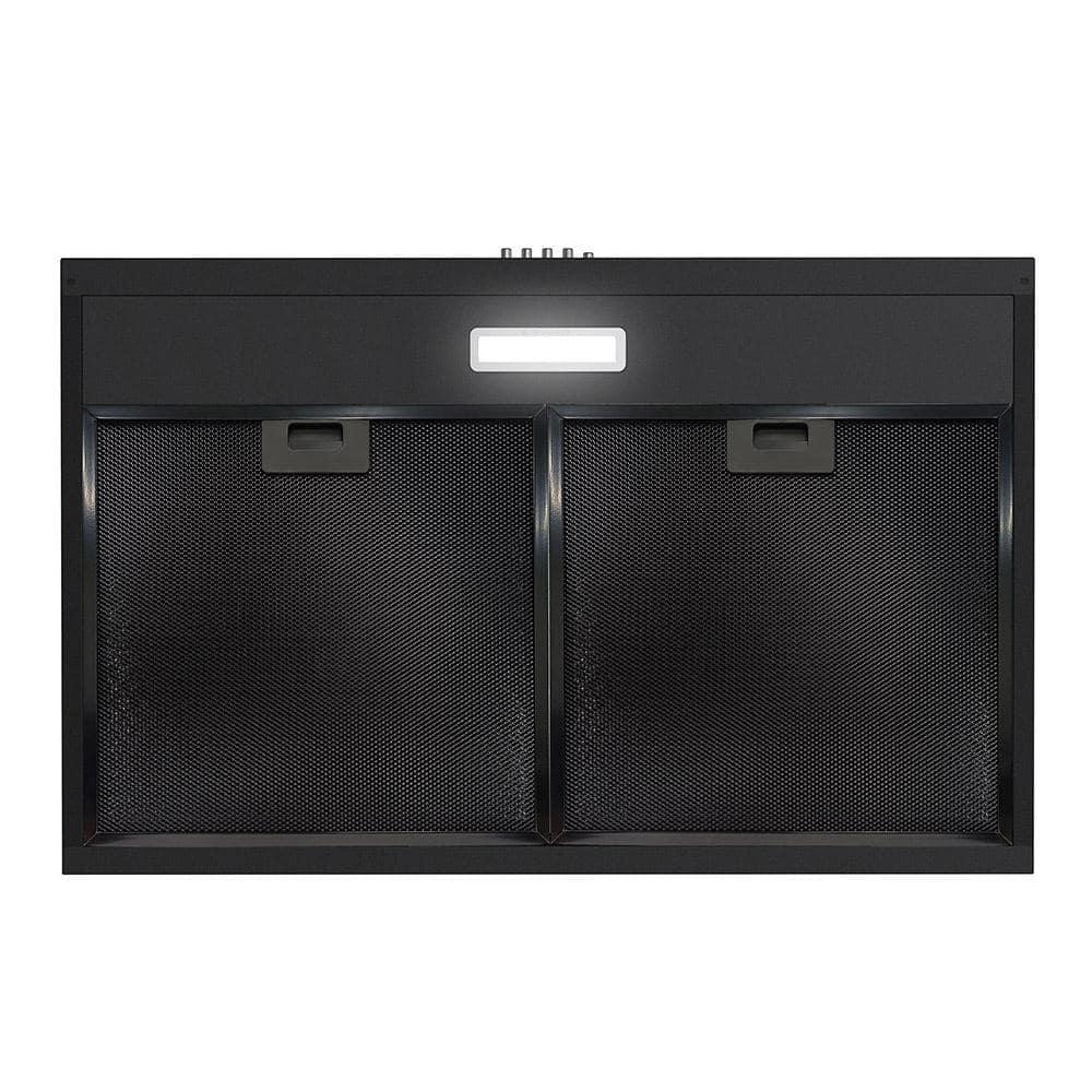 Streamline Cosenza 30" 80 Cubic Feet Per Minute Convertible Under Cabinet Range Hood with Mesh Filter and Light Included