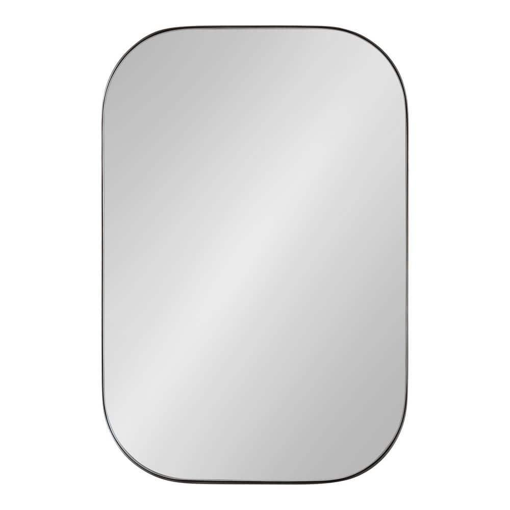 Kate and Laurel Rollo Decorative Framed Wall Mirror, Bronze 20x30