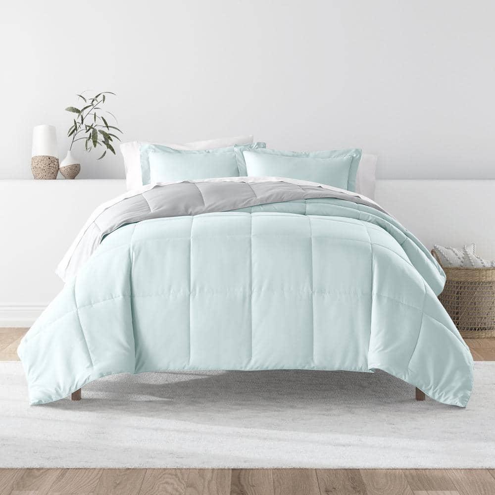 Reversible Down-Alternative Comforter Bedding Set
