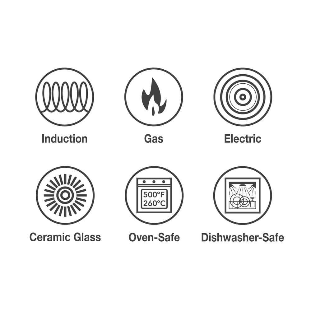 Tramontina Tramontina Signature Tri-Ply Clad Stainless Steel 6-Quart Braiser Pan with Lid, Induction-Ready, Dishwasher-Safe, NSF-Certified, Made in Brazil