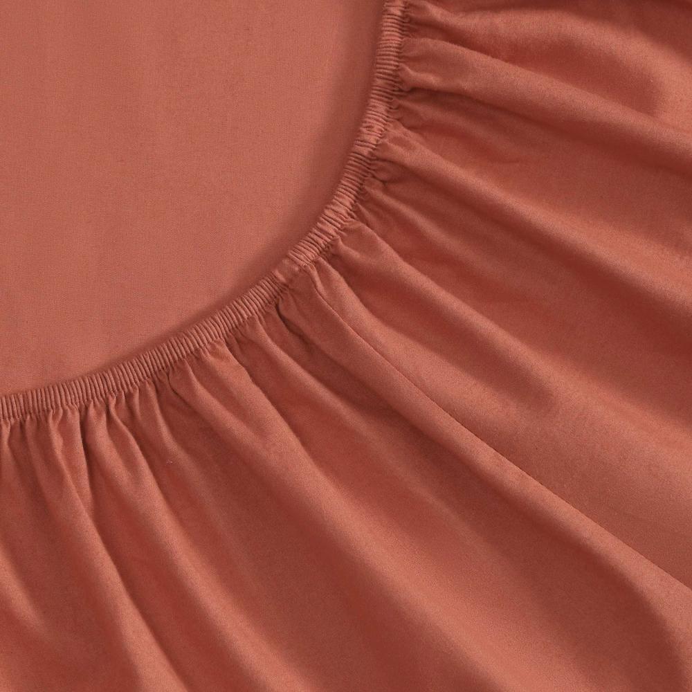 Eddie Bauer Eddie Bauer Solid Brushed Percale Cotton Sheet Set
