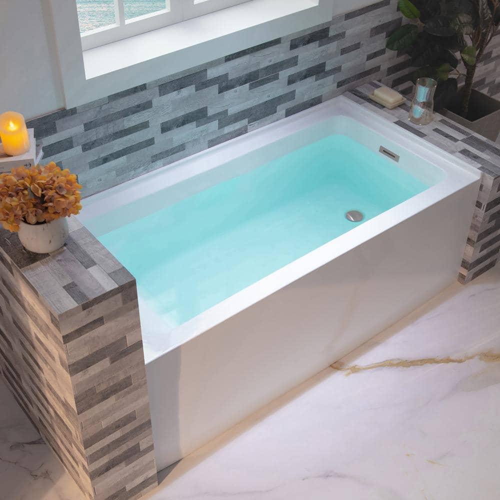 Vine 60'' x 30'' Alcove / Tile In Soaking Acrylic Bathtub