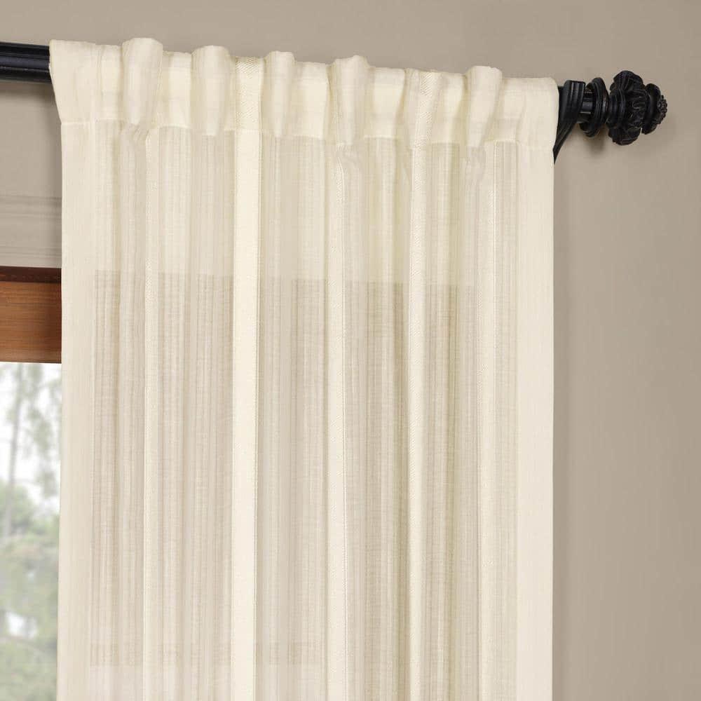 Rylene Synthetic Sheer Curtain Single Panel