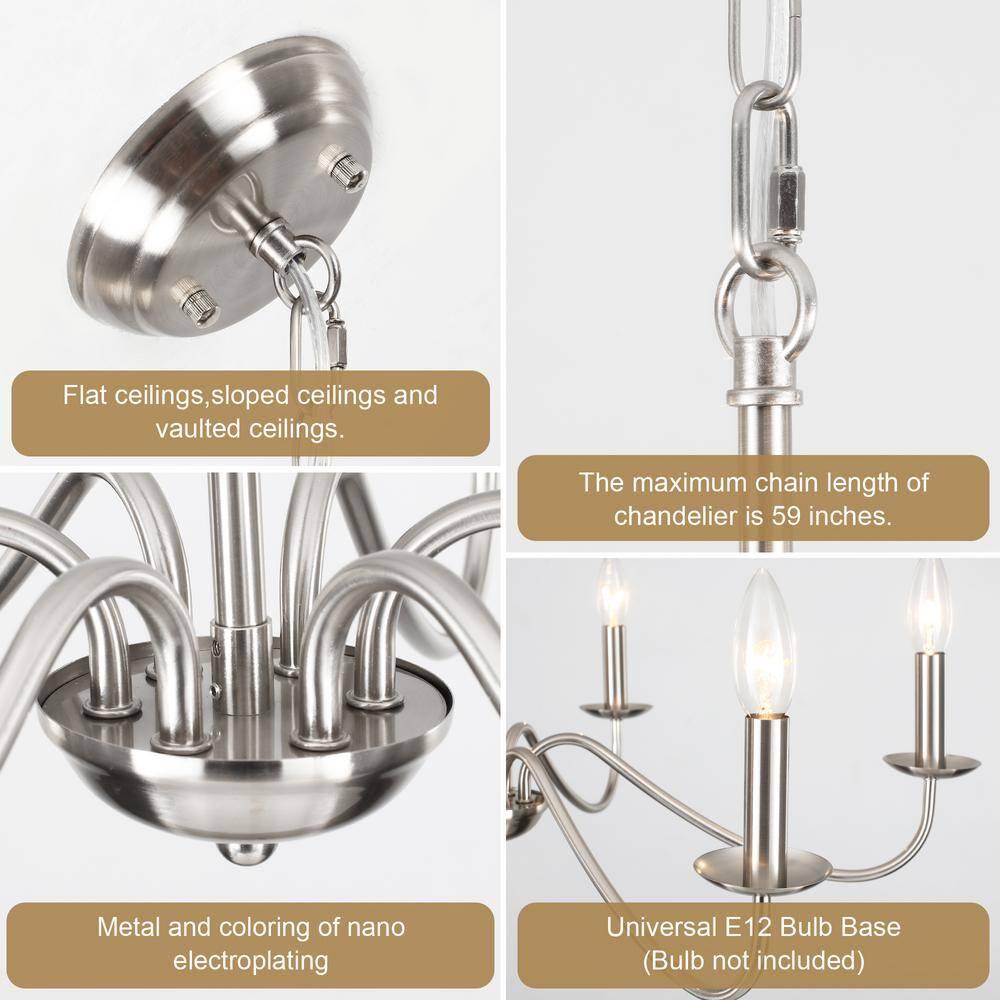 Gracie Oaks Marquest 6 - Light Dimmable Classic / Traditional Chandelier