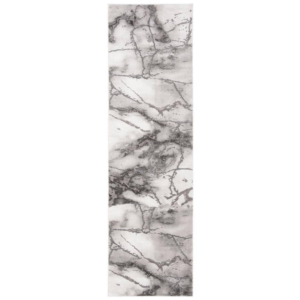 Craft CFT877 Loomed Indoor Runner Rug - Grey/Silver - 2'3"x22' - Safavieh
