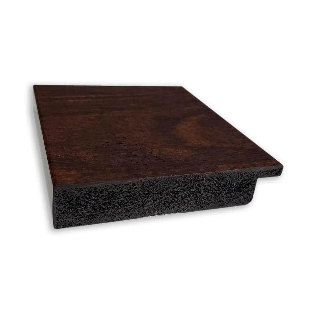 Amanti Art Beveled Bathroom Wall Mirror - Wildwood Brown Frame Wildwood Brown Outer Size: 33 x 27 in