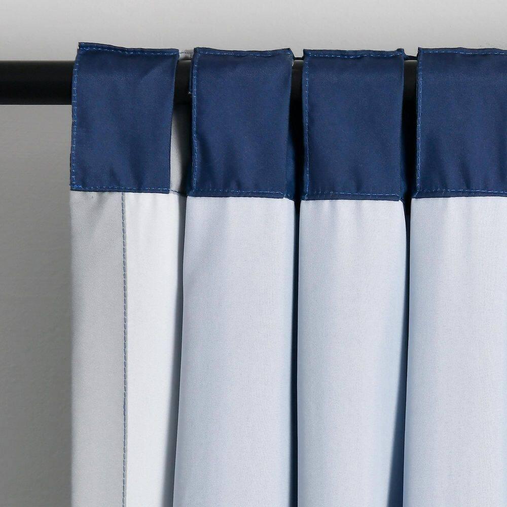Lush Decor Video Games Window Curtain Panels Navy/Multi 52X84 Set (Set of 2)