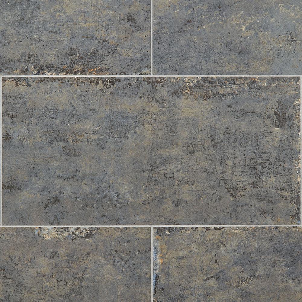 Mantis 11.81 in. x 23.62 in. Matte Porcelain Concrete Look Floor and Wall Tile (13.55 Sq. Ft./Case)