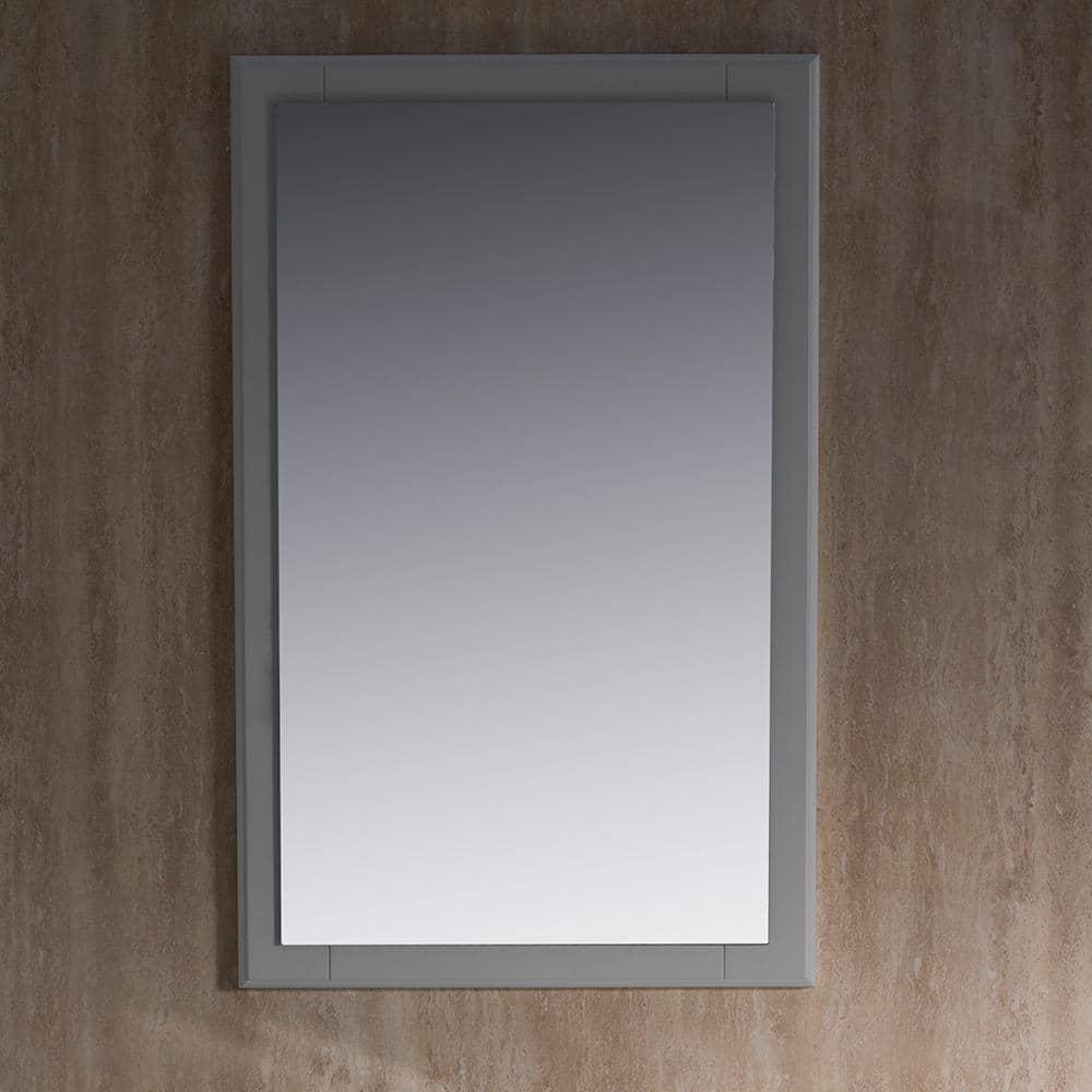 Oxford Wood Flat Wall Mirror