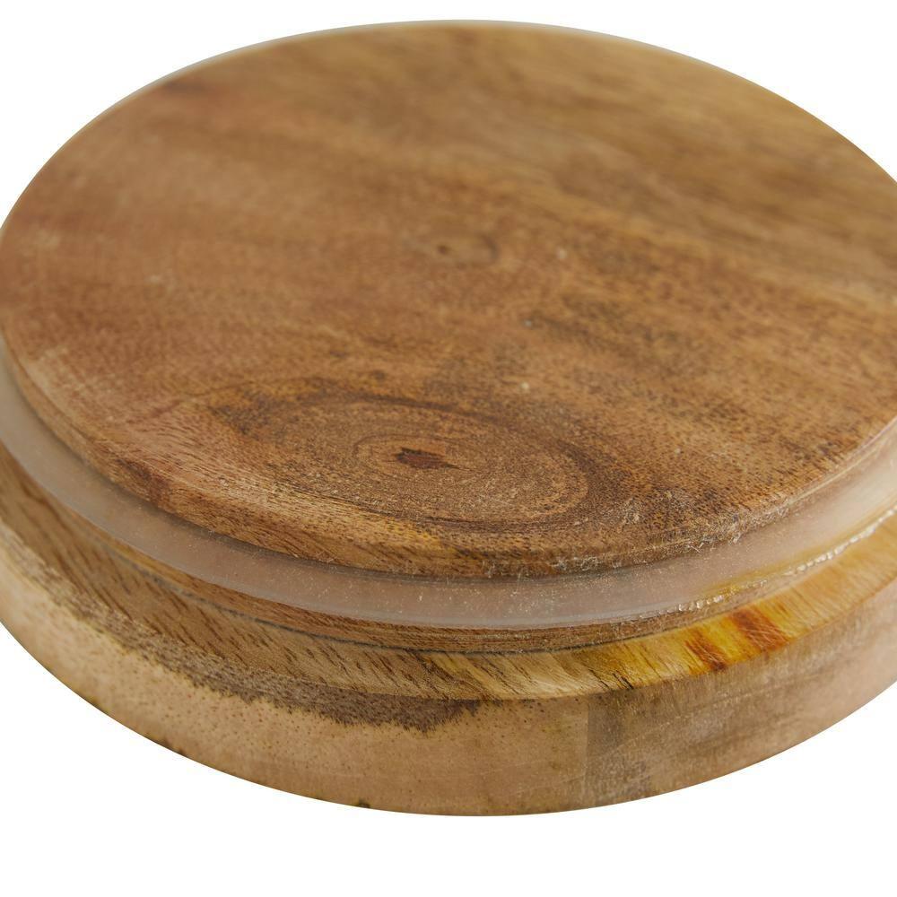 Wood Decorative Urns & Jars