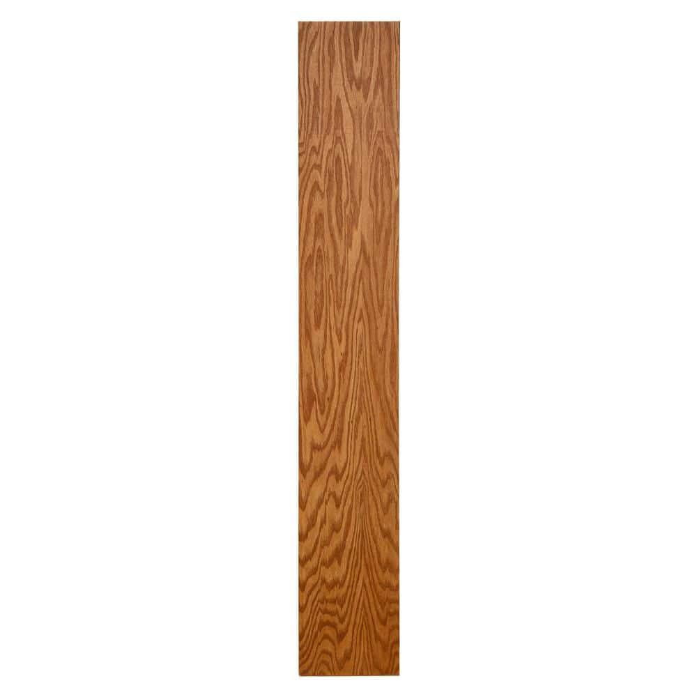 Concepts in Wood Traditional 72" Tall 15-Shelf Triple Wide Wood Bookcase in Oak