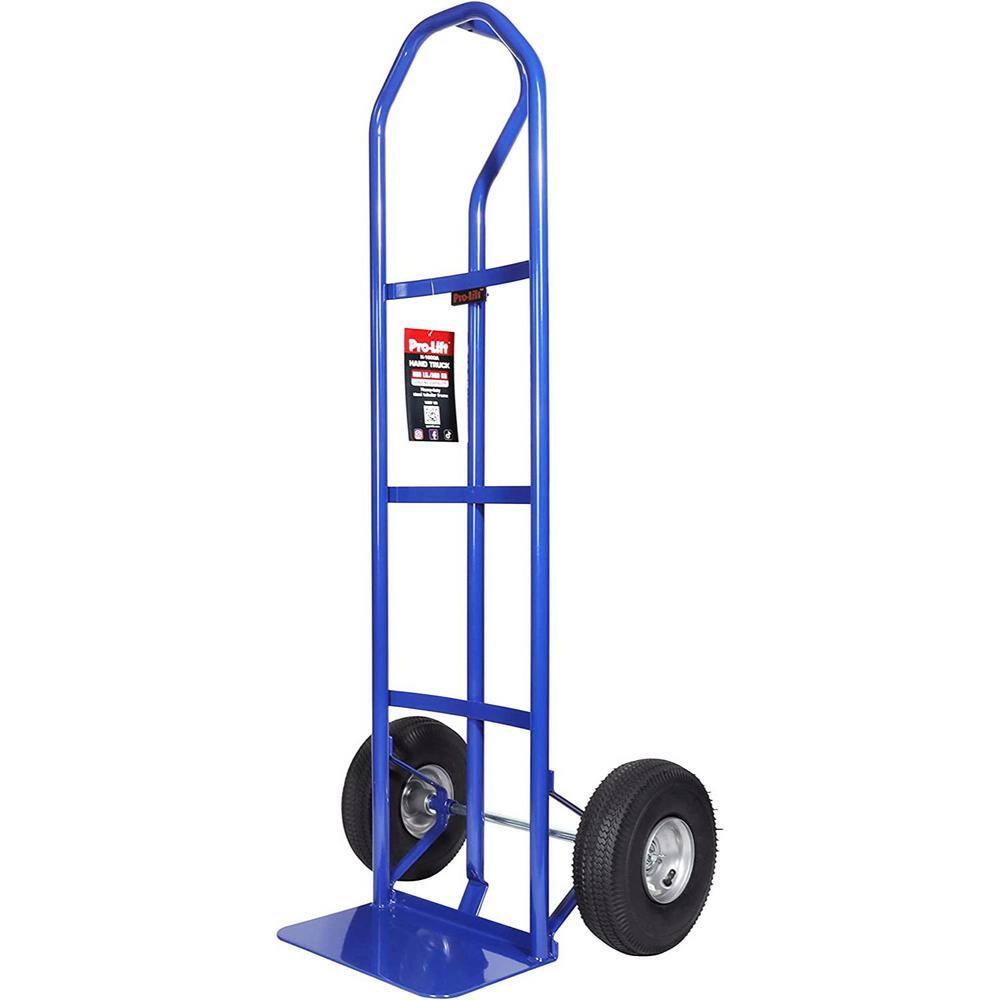 Pro-Lift H-1600A 800 Lbs Hand Truck Heavy Duty with P-Handle and 10-in Wheels