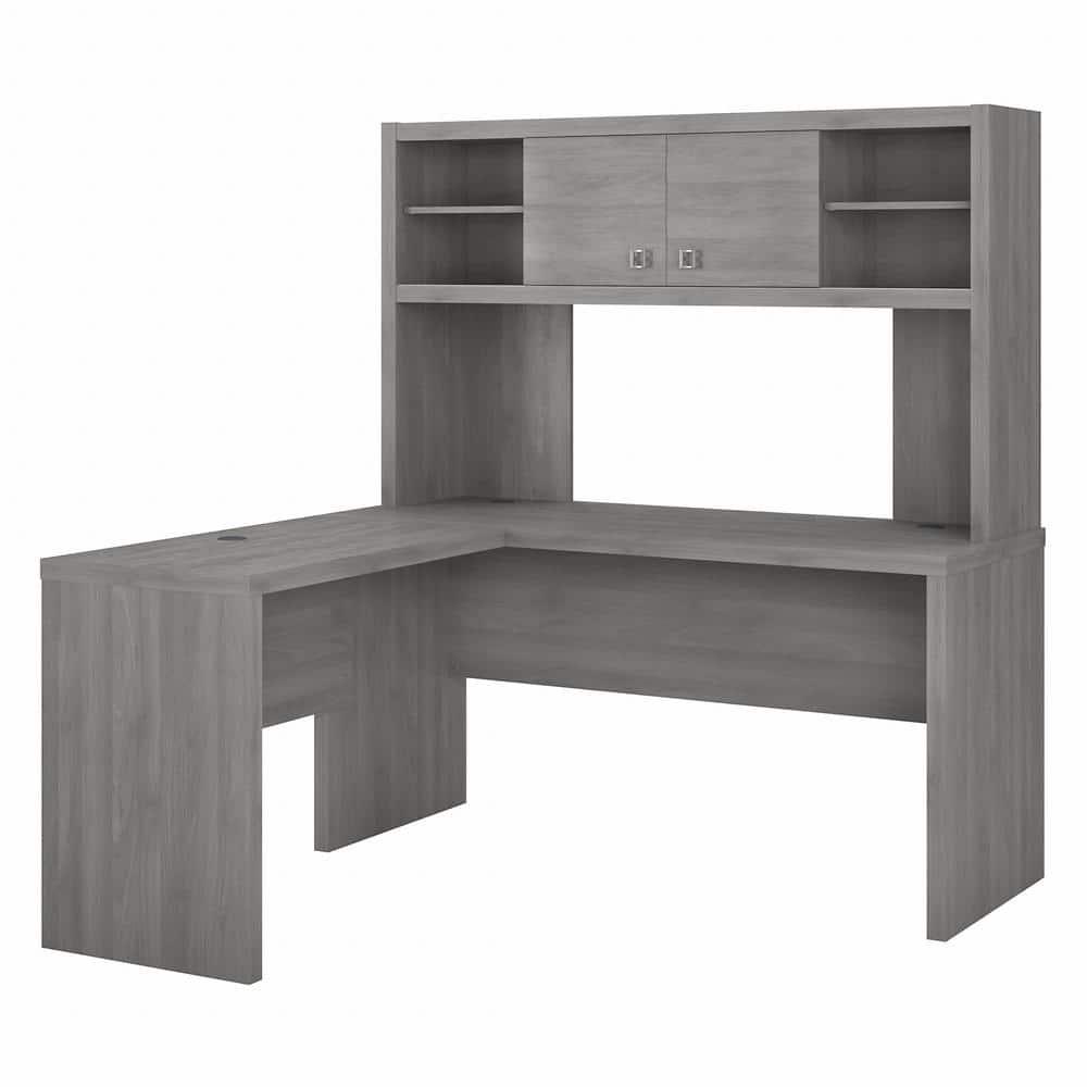 Echo 2-Piece L-Shape Computer Desk Office Set with Hutch