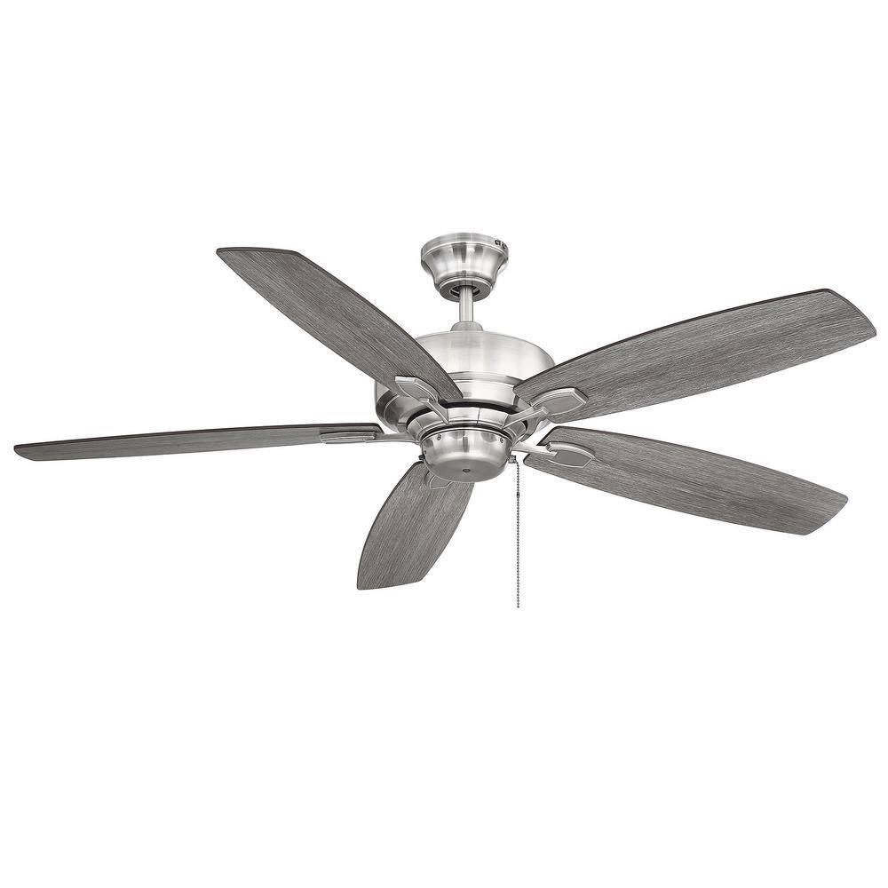 Wind Star 52" Ceiling Fan in Brushed Pewter