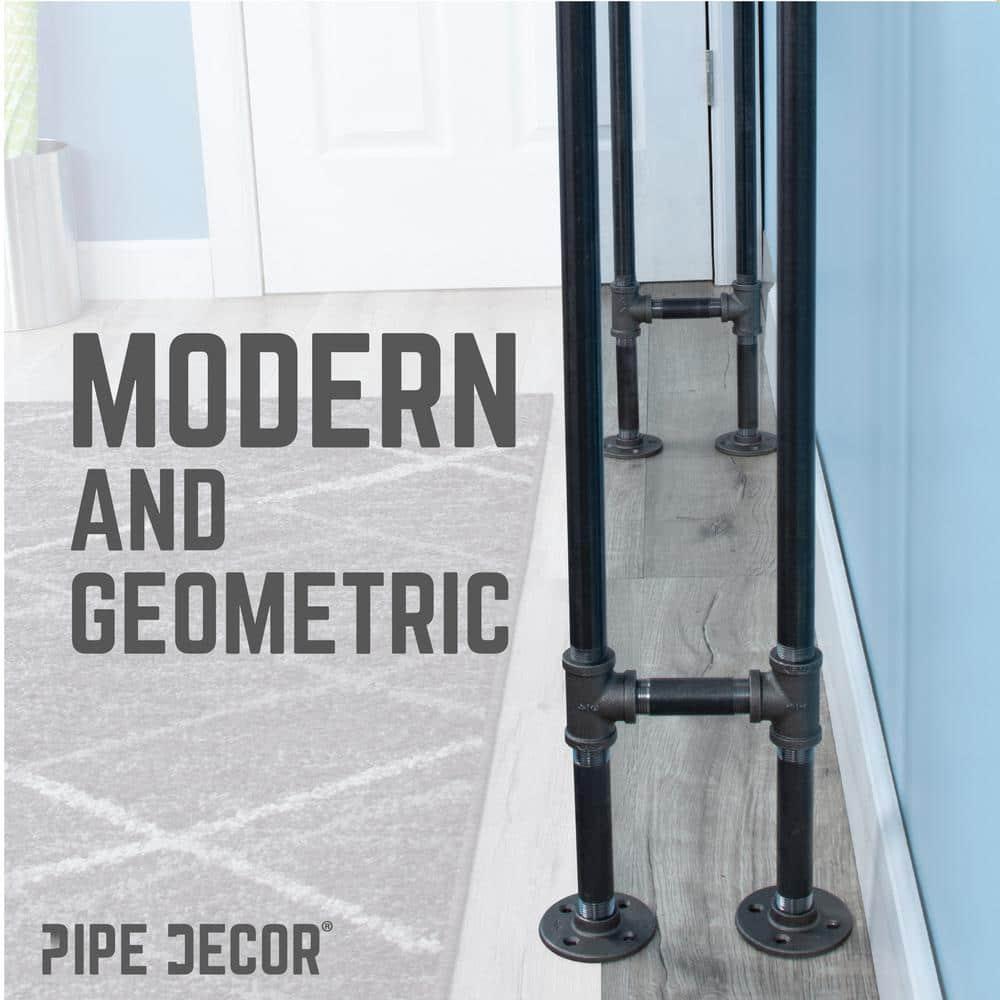 3/4 In H Pipe Leg Kit Console Table - 2 pack