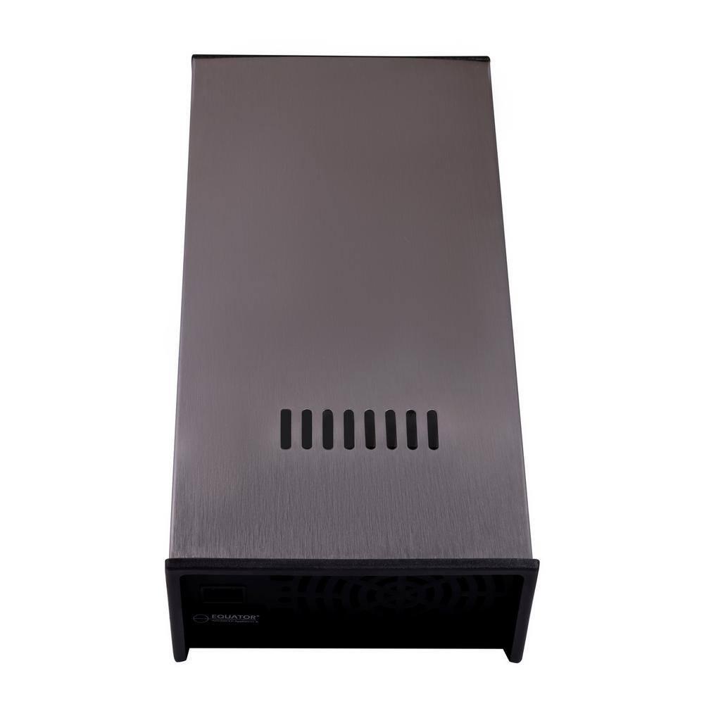 Equator Advanced Appliances Equator 110V/12V Portable Electric Wine Chiller for Red, White, Champagne, and Water Bottles, 750mL Single Bottle Cooler, Stainless Body, Rechargeable, 24h Cold, Ideal for Parties & Gifts