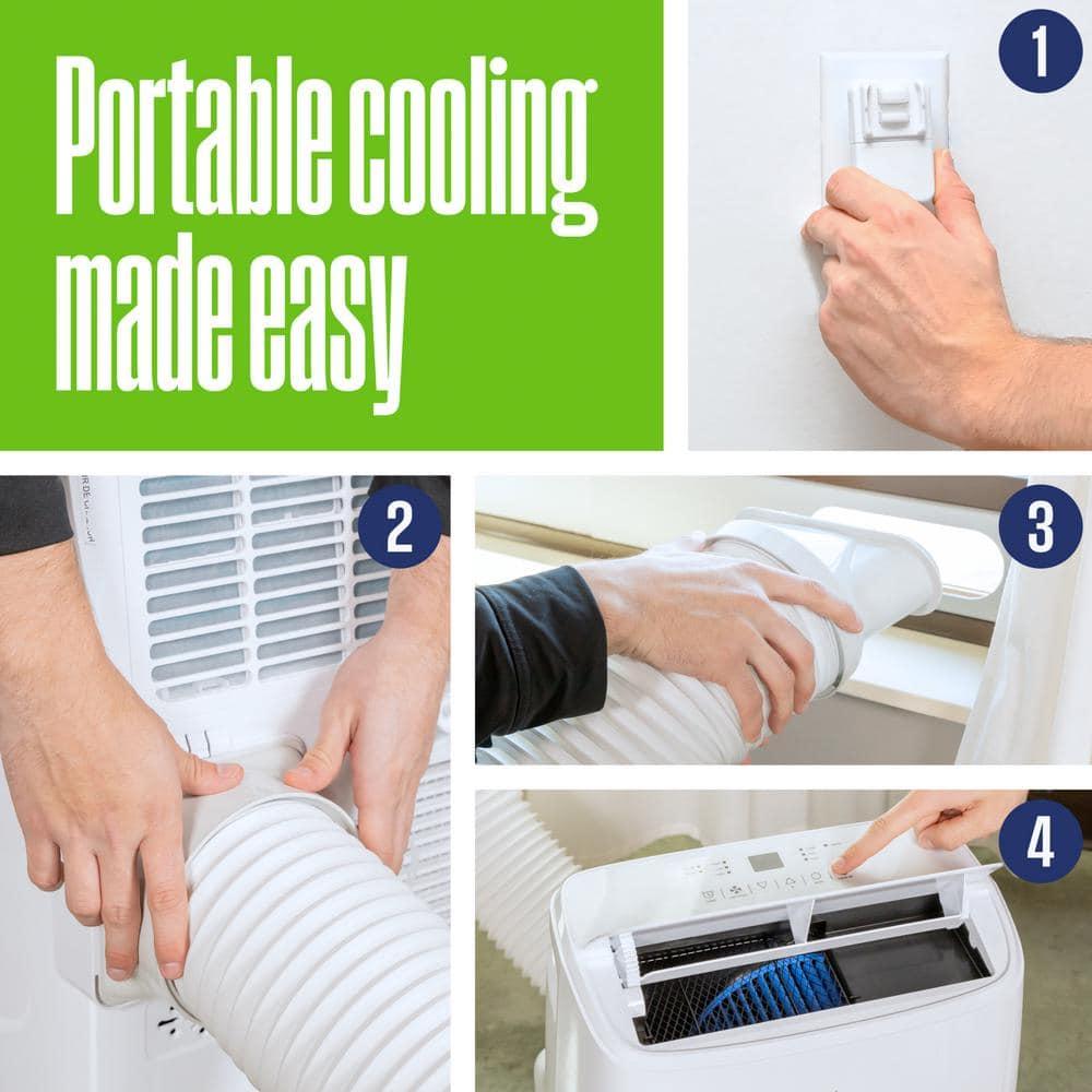 Westinghouse 14,000 BTU Portable Air Conditioner with Heat & Dehumidifier, Remote and Smart App