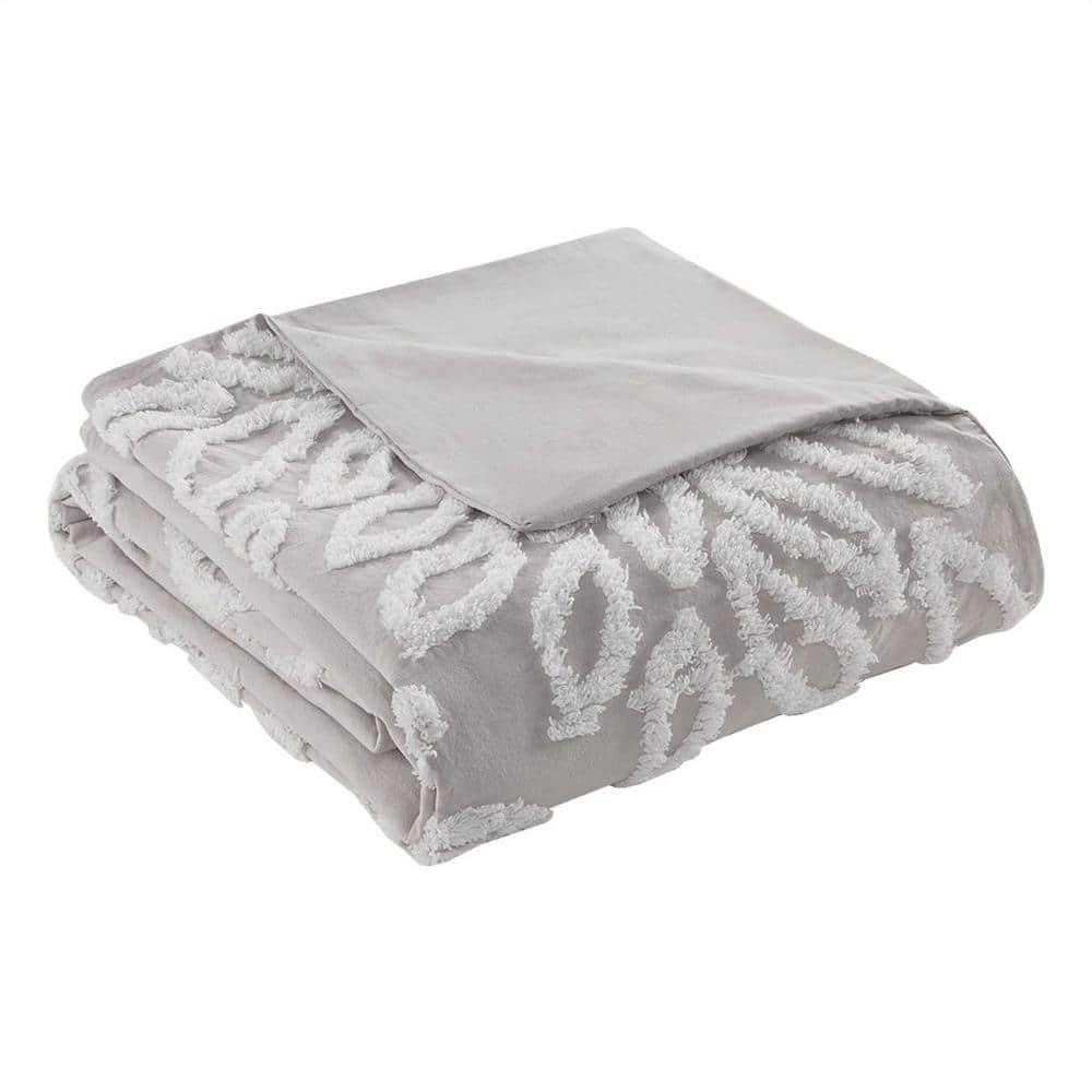Kelly Clarkson Home Gwyneth 3 Piece Tufted Cotton Chenille Floral Duvet Cover Set