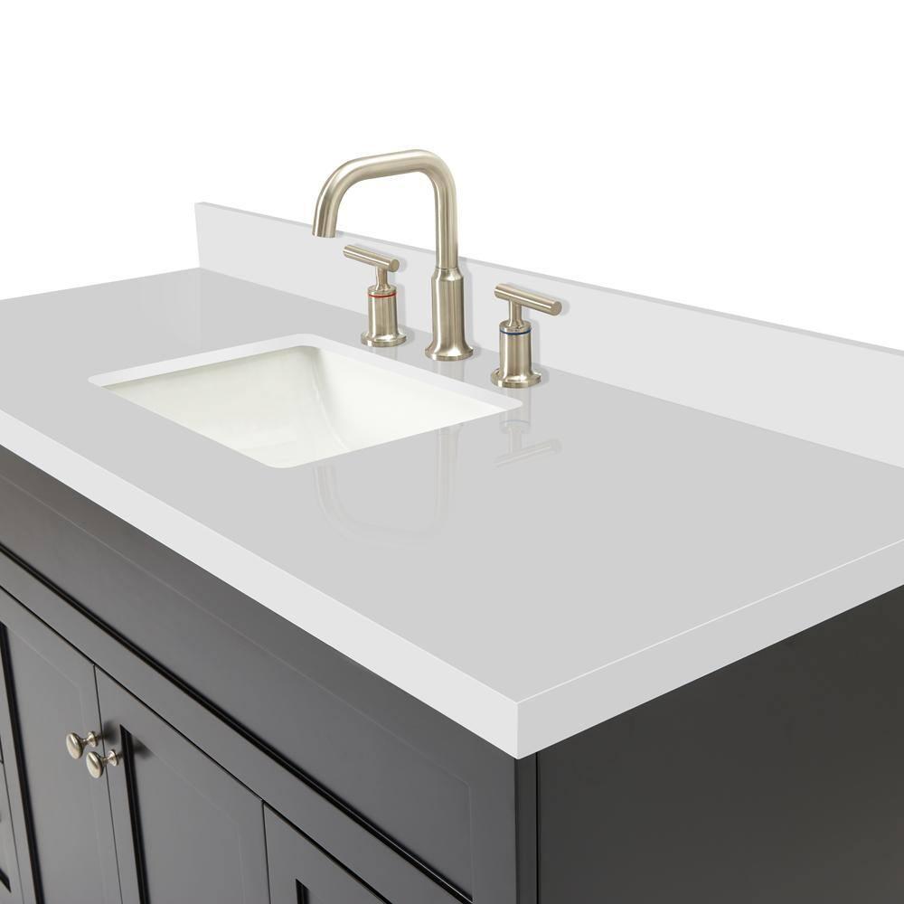 Ariel F055s-Wq-Vo Hamlet 55" Freestanding Single Basin Vanity Set - Black