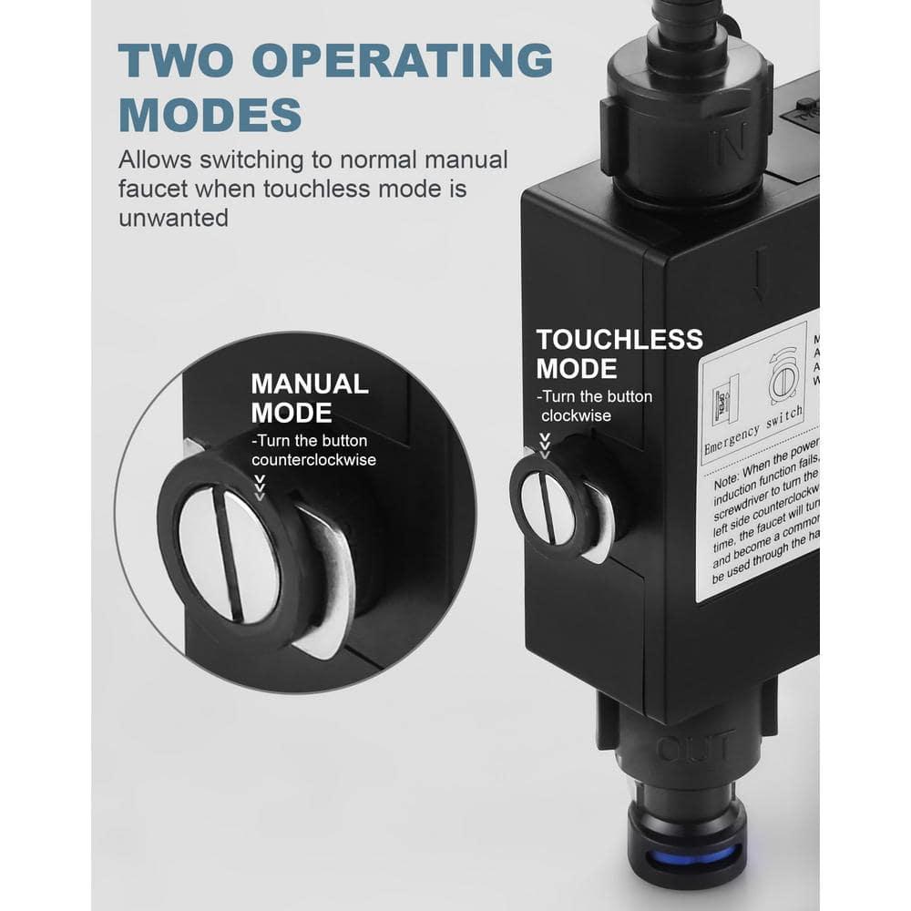 ARCORA AR7100301G-DC ARCORA Stainless Steel  Single Handle Pull-Down Sprayer Kitchen Faucet Set with Touchless Sensor