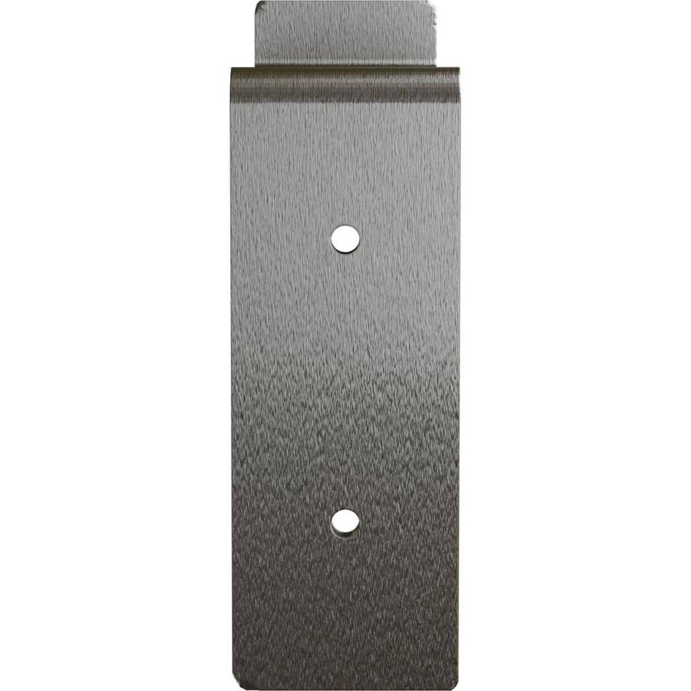 Ekena Millwork 2"W x 6"D x 6 1/4"H Steel Truss Shelf Bracket, Stainless Steel