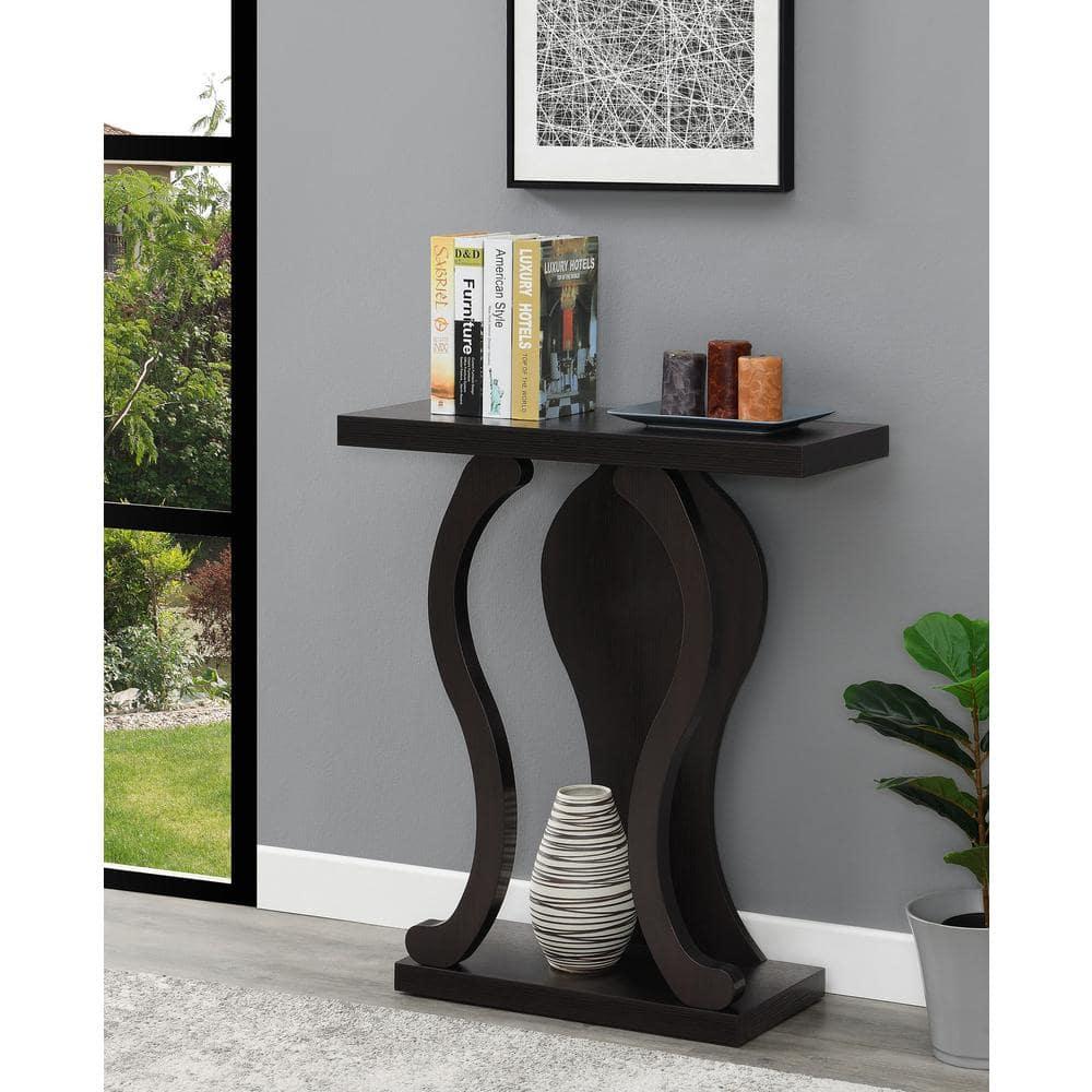 Convenience Concepts Newport Terry B Console Table, Espresso
