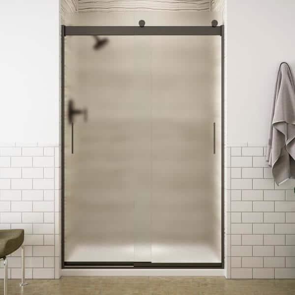 Levity 47.58" x 74" Bypass Shower Door with CleanCoat® Technology
