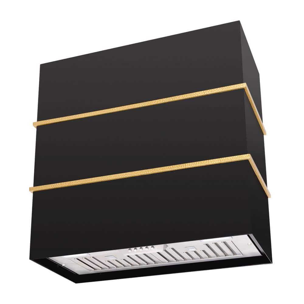 Akicon Akicon 30" Stainless Steel 600 CFM Ducted (Vented) Wall Mounted Required Range Hood AK-HS30HC-JBG