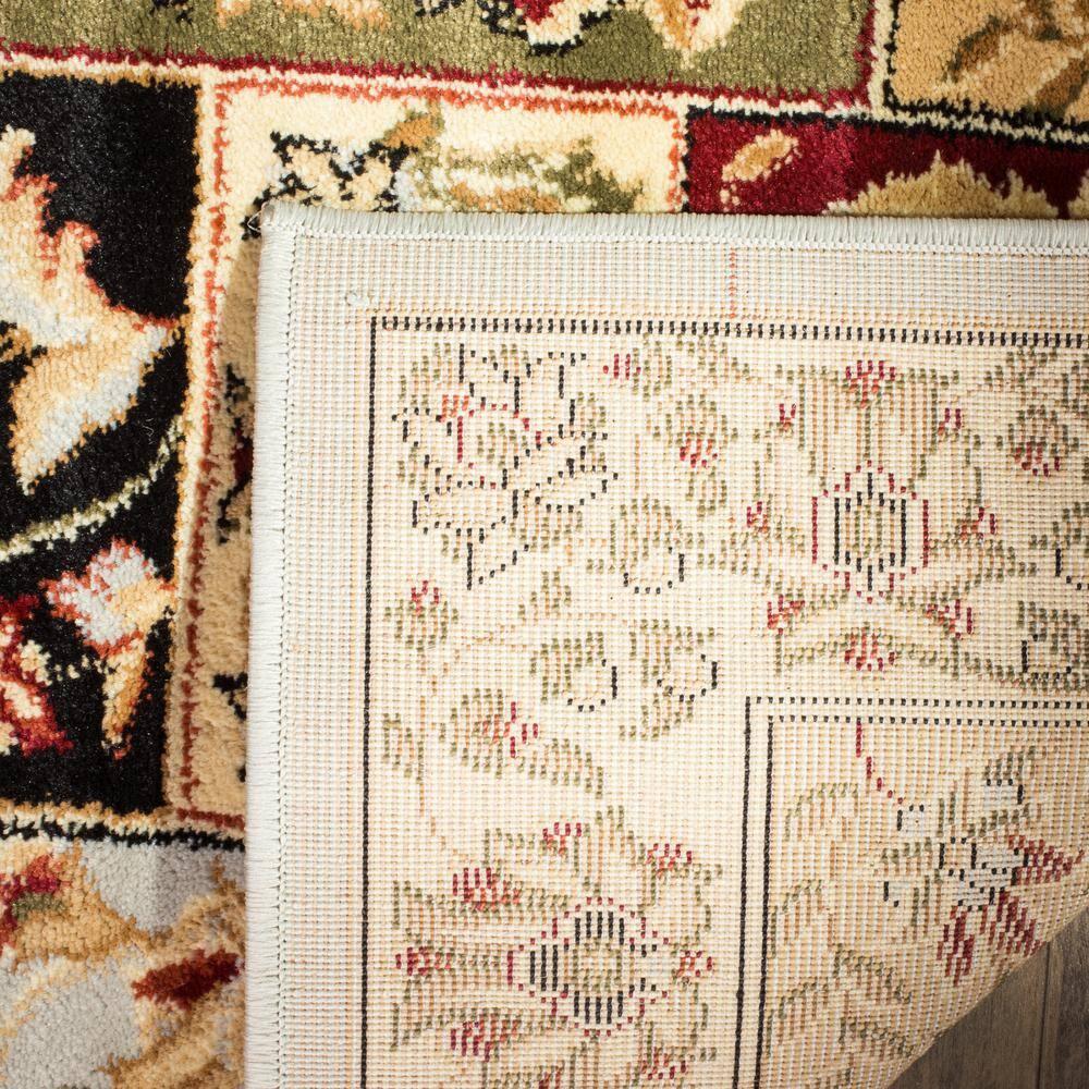 Lyndhurst LNH318 Power Loomed Area Rug - Grey/Multi - 4'x6' - Safavieh