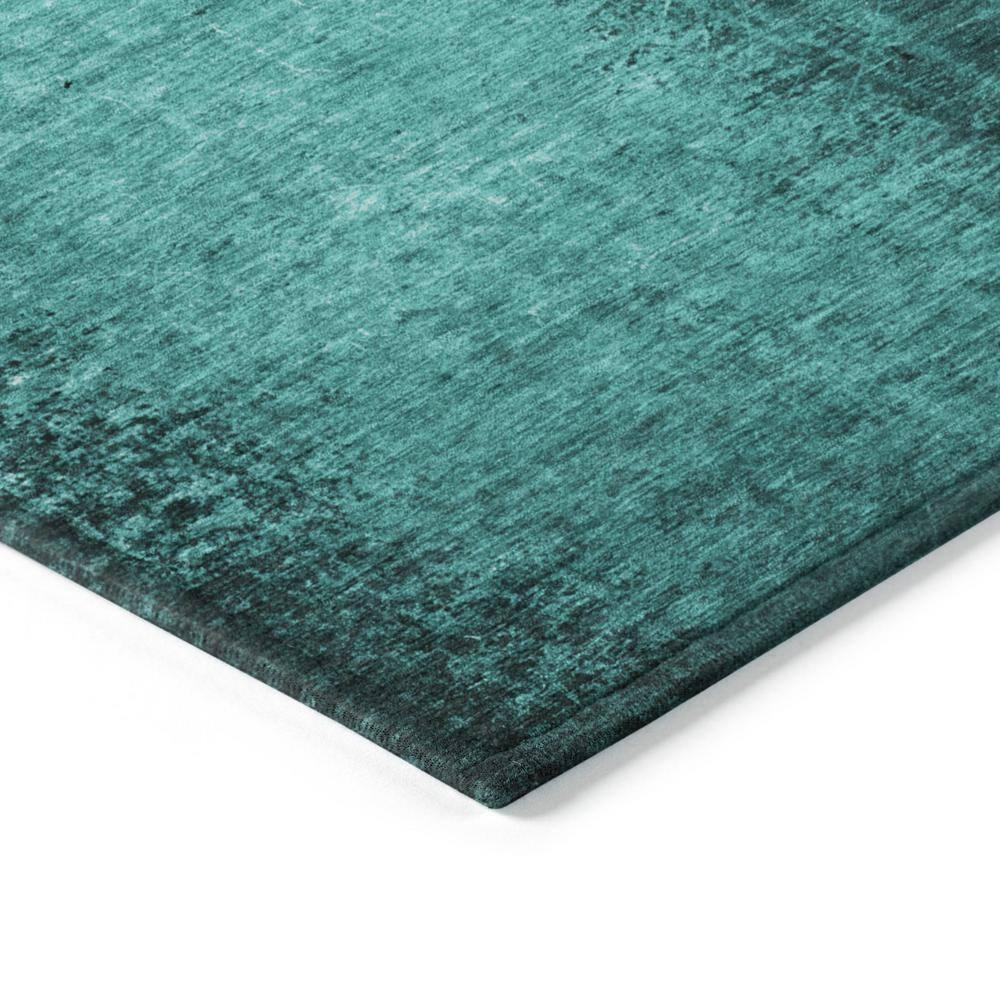 Addison Rugs Chantille ACN554 Teal 8' x 8' Indoor Outdoor Area Rug, Easy Clean, Machine Washable, Non Shedding, Bedroom, Living Room, Dining Room, Kitchen, Patio Rug