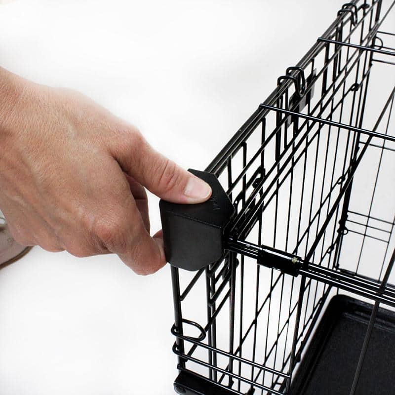 Lucky Dog Sliding Door Crates Pet Crate with Sliding Double Door