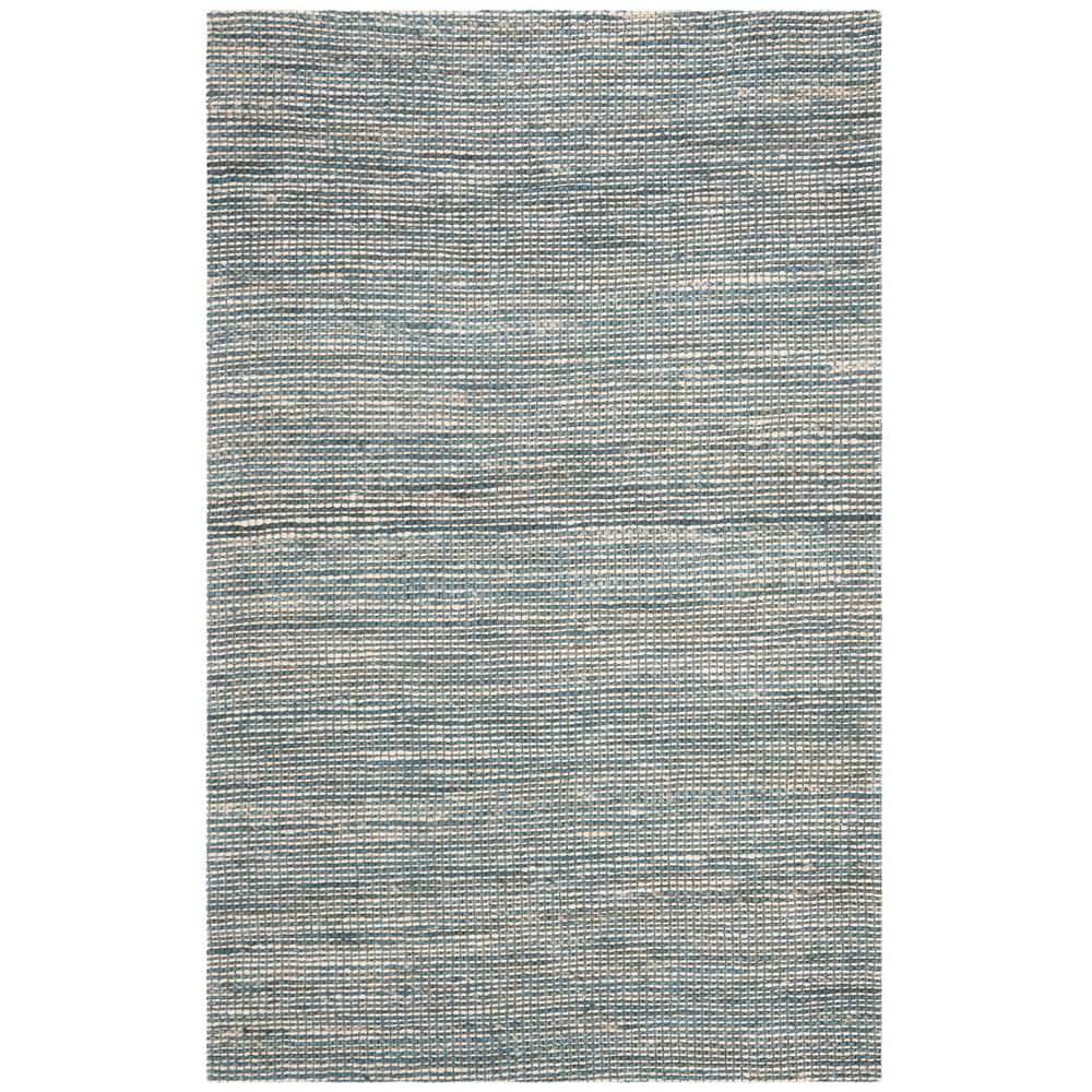 Marbella MRB303 Hand Loomed Indoor Area Rug - Blue/Ivory - 5'x8' - Safavieh