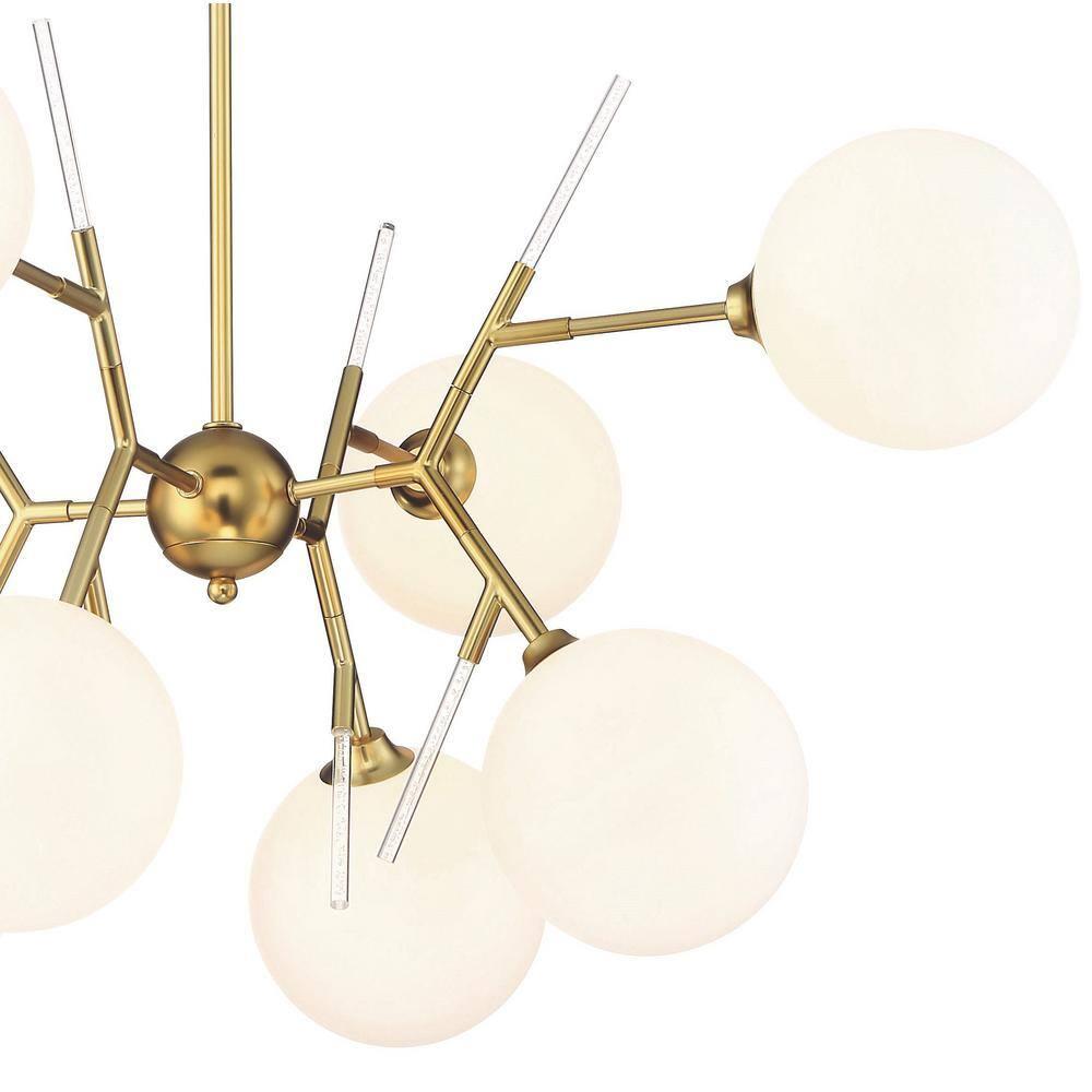 P1488-248-George Kovacs Lighting-8 Light Chandelier-36 Inches Wide by 26 Inches Tall -Traditional Installation