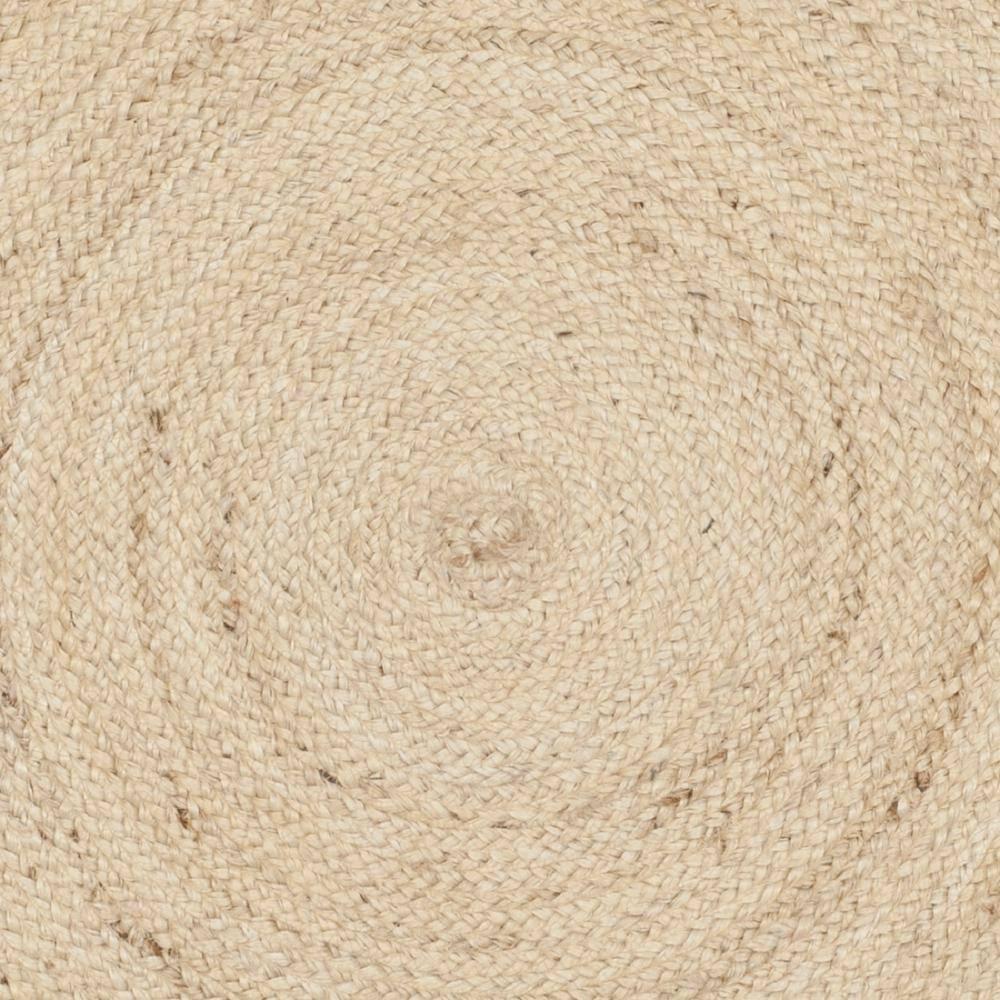 Cape Cod CAP204 Hand Woven Accent Rug - Ivory/Steel Grey - 3' Round - Safavieh.