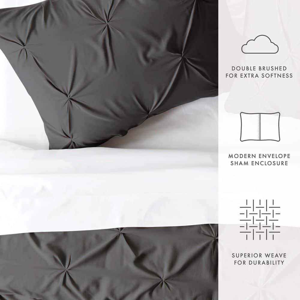 Becky Cameron Pinch Pleat Textured Duvet Cover Set